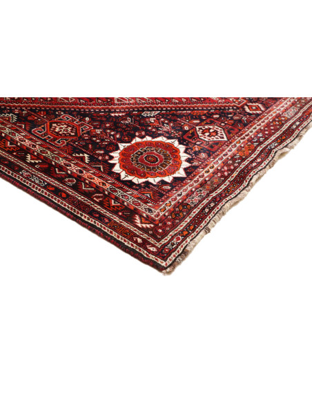 Rug Shiraz Persia maroon beige 220x315