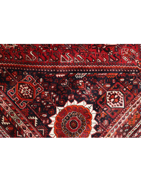 Rug Shiraz Persia maroon beige 220x315