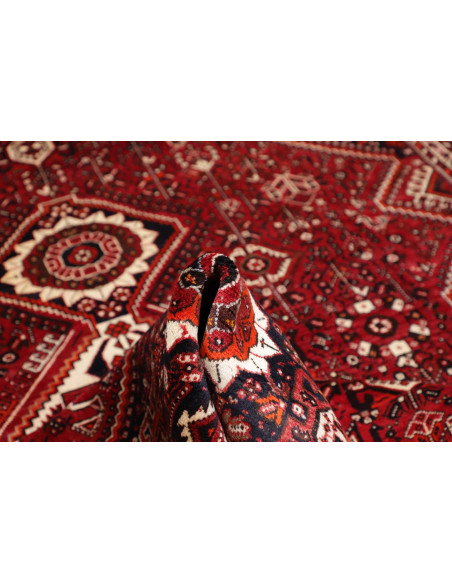 Rug Shiraz Persia maroon beige 220x315