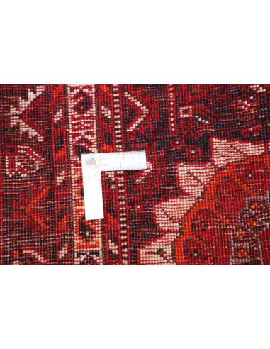 Rug Shiraz Persia maroon beige 220x315