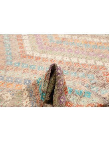 Tappeto Kilim Afghanistan 323x390 Verde Salvia