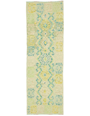 Rug Kilim Afghanistan 76x235 Mint Green Turquoi