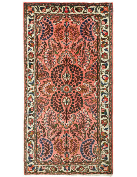 70x137 Cm Floral Rug, Persia, Wool (warp: Cotton), 250,000