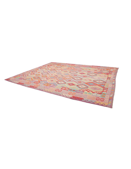 Tappeto Kilim Afghanistan 306x383 Rosa Viola Bl