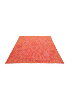 Tappeto Kilim Afghanistan 153x198 Arancio Pesca 2