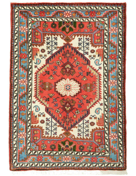 86x125 Cm Tribal Rug, Caucasian, Wool On Wool, 150,000