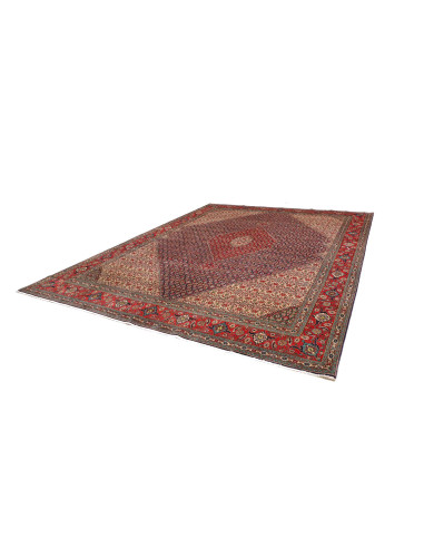 Tappeto Tabriz Persia marrone giallo 303x383