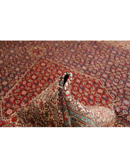 Tappeto Tabriz Persia marrone giallo 303x383