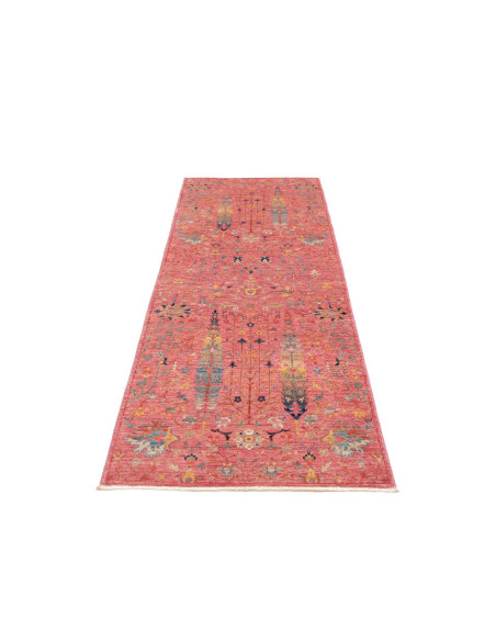 Tappeto Shahi Fine Pakistan 79x240 Rosa Corallo