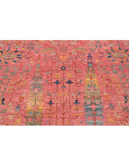 Tappeto Shahi Fine Pakistan 79x240 Rosa Corallo