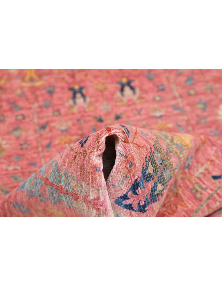Tappeto Shahi Fine Pakistan 79x240 Rosa Corallo