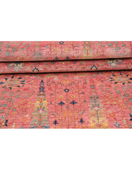 Tappeto Shahi Fine Pakistan 79x240 Rosa Corallo