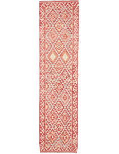Rug Kilim Afghanistan 76x295 Terracotta Red Bei