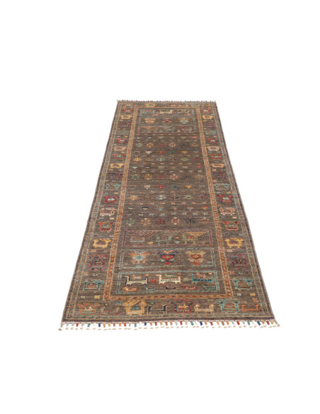 Tappeto Rubin Pakistan 75x245 Grigio Tortora Ro