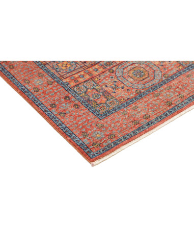 Tappeto Mamlouk Pakistan 79x204 Terracotta Blu