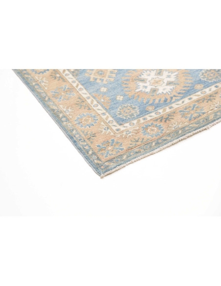 Rug Kazak Afghanistan 79x191 Light Blue Beige C