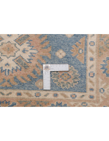 Tappeto Kazak Afghanistan 83x200 Azzurro Cielo