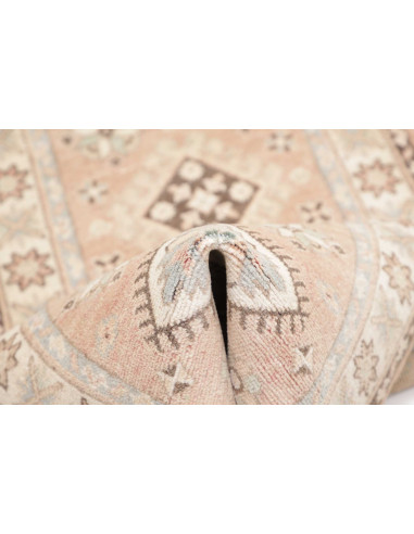 Rug Kazak Afghanistan 61x175 Antique Pink Cream