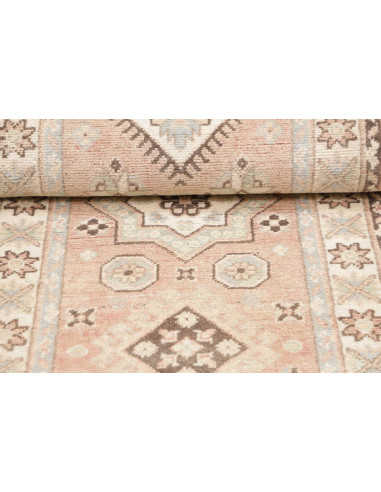 Rug Kazak Afghanistan 61x175 Antique Pink Cream