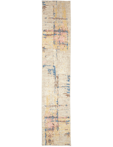 Rug Berber Pakistan 84x418 Beige Blue
