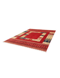 Tappeto Siva Pakistan 244x296 Rosso Beige Crema 2