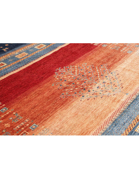 Rug Siva Pakistan 245x285 Blue Red Beige