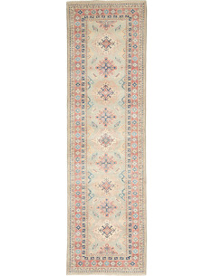 Rug Kazak Afghanistan 82x289 Sage Green Antique