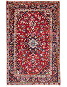 Tappeto Kashan Fine Persia marrone giallo 98x152