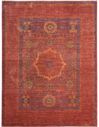 Rug Mamlouk Pakistan 151x201 Brick Red Royal Bl
