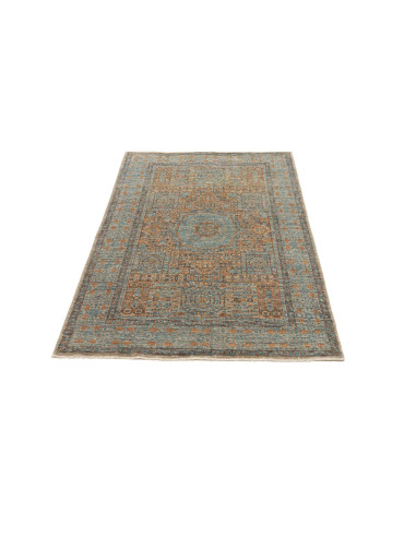 Rug Mamlouk Pakistan 99x152 Dust Blue Ocher Bro