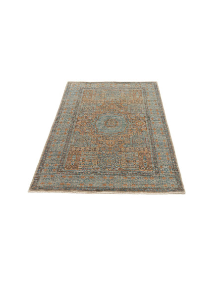 Rug Mamlouk Pakistan 99x152 Dust Blue Ocher Bro