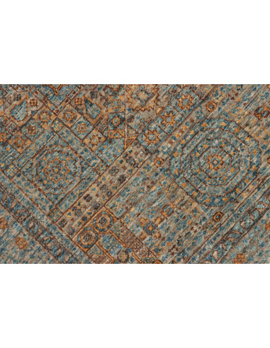 Rug Mamlouk Pakistan 99x152 Dust Blue Ocher Bro