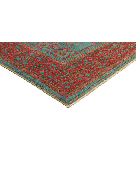 Rug Mamlouk Pakistan 177x235 Turquoise Ruby Red