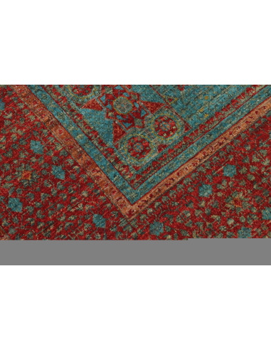 Rug Mamlouk Pakistan 177x235 Turquoise Ruby Red