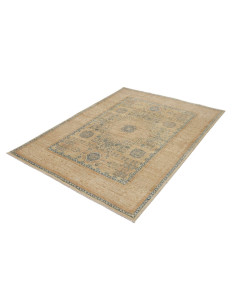 Tappeto Mamlouk Pakistan 145x196 Beige Blu Ocra 2