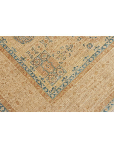 Tappeto Mamlouk Pakistan 145x196 Beige Blu Ocra