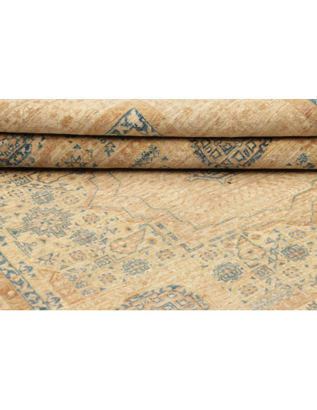 Rug Mamlouk Pakistan 145x196 Beige Blue Ocher
