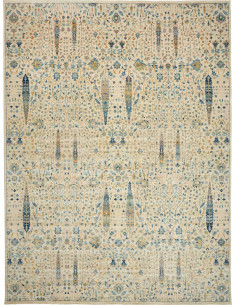 Rug Shahi Fine Pakistan 273x367 Beige Sky Blue