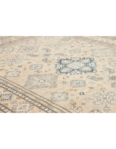 Tappeto Kazak Fine Pakistan 247x308 Beige Blu M