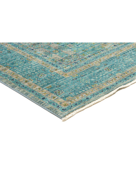 Tappeto Mamlouk Pakistan 125x182 Turchese Oro B
