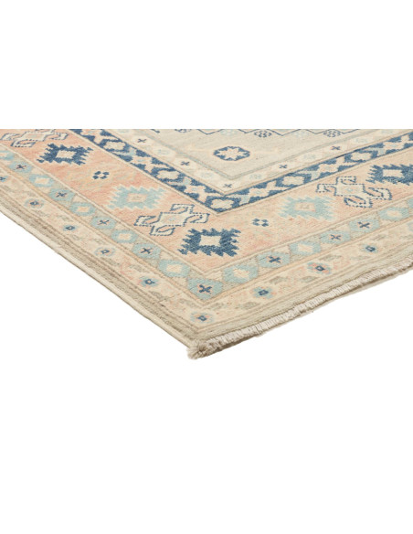 Rug Kazak Afghanistan 120x183 Beige Light Blue