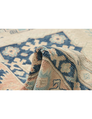Rug Kazak Afghanistan 120x183 Beige Light Blue