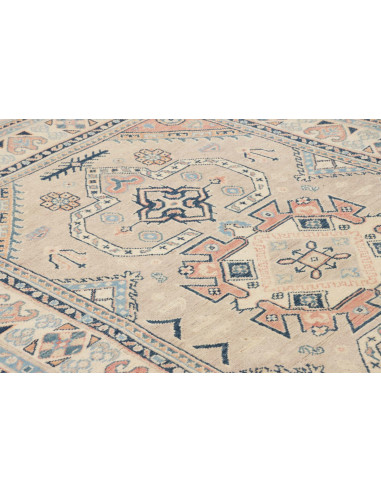Rug Kazak Afghanistan 122x189 Cream Beige Paste