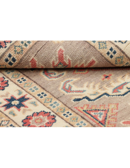 Rug Kazak Afghanistan 85x124 Sandy Beige Coral