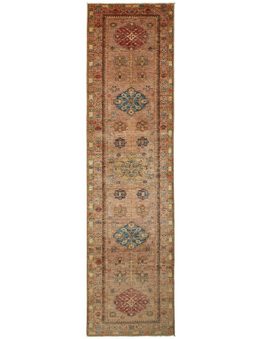 Tappeto Kazak Fine Pakistan 78x294 Beige Terrac