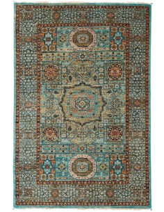Rug Mamlouk Pakistan 85x126 Emerald Turquoise P