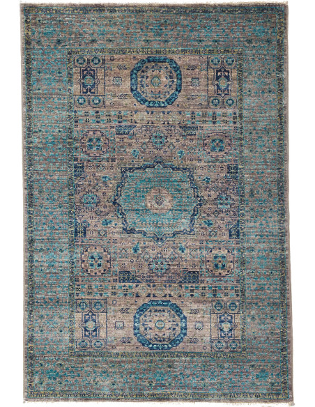 Rug Mamlouk Pakistan 80x118 Petrol Blue Light T