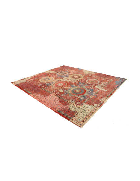 Tappeto Mamlouk Pakistan 253x287 Rosso Crema Bl