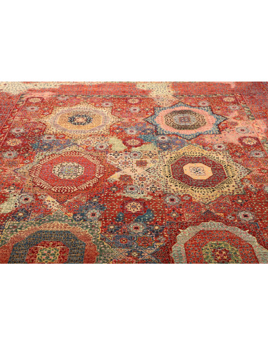 Tappeto Mamlouk Pakistan 253x287 Rosso Crema Bl