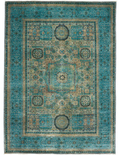 Rug Mamlouk Pakistan 146x199 Turquoise Teal San